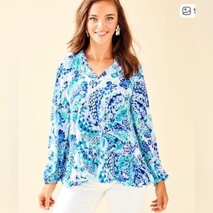 Lilly Pulitzer Savanna Top extra small